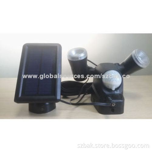 Portable outdoor LED solar lantern for camping, garden, lithium battery inside, can charge mobile